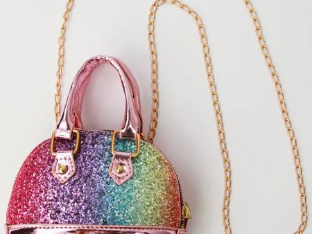 Sparkle Sisters Rainbow Glitter Mini Bag Online now