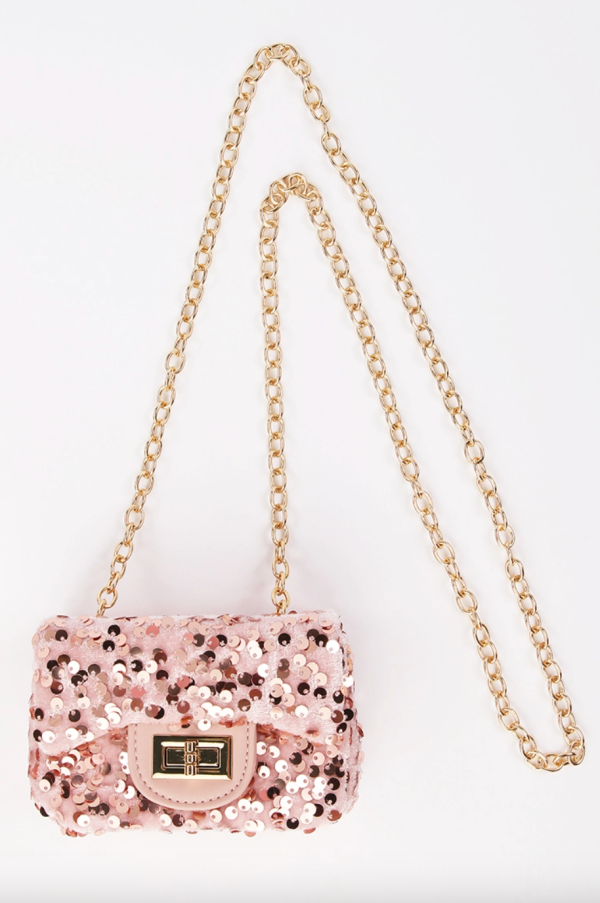 Sparkle Sisters Sequin Purse Pink Online