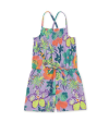 Tea Collection Smocked Sleeveless Romper Hanging Flowers Of Malindi on Sale