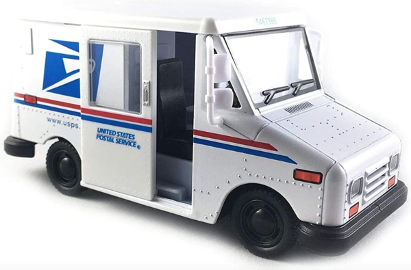 USPS LLV Pullback Postal Mail Truck For Cheap