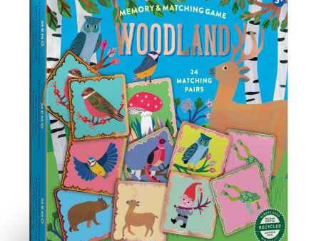 Eeboo Shiny Memory & Matching Game Woodland For Discount