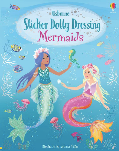 Usborne Sticker Dolly Dressing Mermaids Book Cheap