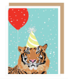 Tiger + Red Ballon Birthday Card Online Hot Sale