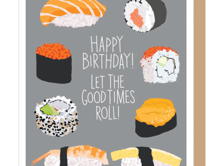 Sushi Birthday Card Sale