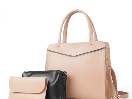 Smart set of 3 Bag peach Online now