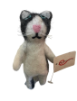 The Winding Road Black And White Cat Finger Puppet For Sale