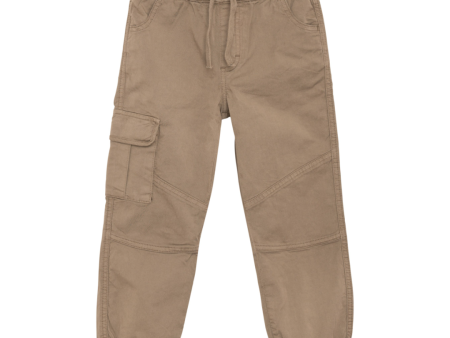 Minymo Tan Twill Pants on Sale