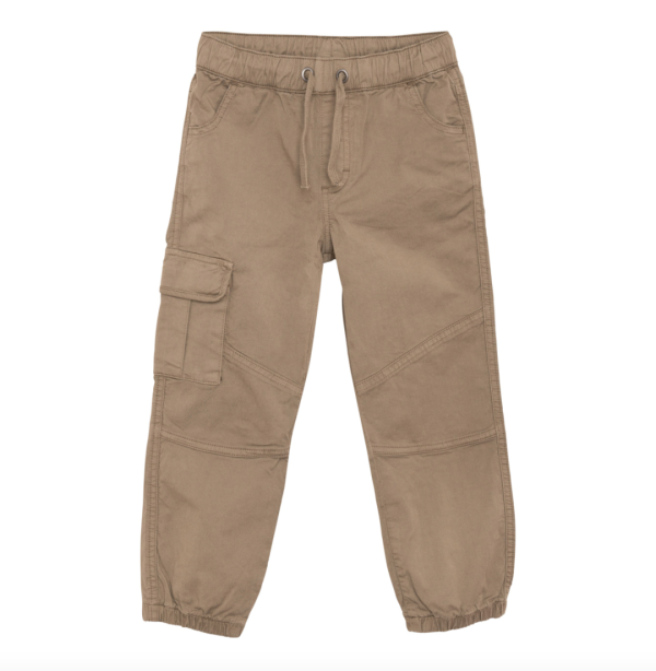 Minymo Tan Twill Pants on Sale