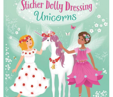 Usborne Sticker Dolly Dressing Unicorns Book For Sale