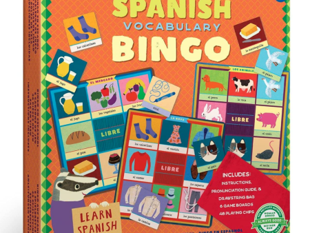 Eeboo Spanish Bingo Vocabulary 5+ Supply