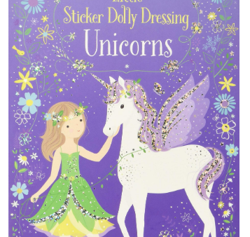 Usborne Little Sticker Dolly Dressing Unicorns Book Supply