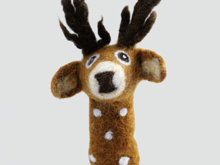 The Winding Road Felt Finger Puppet Deer For Discount