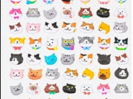 Cats Puffy Stickers Online