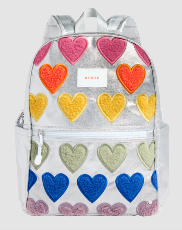 States Bags Kane Backpack Fuzzy Hearts on Sale