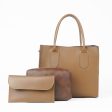 catchy bag set of 3 brown Fashion