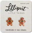 Lilliput Little Things Gingerbread Man Earrings For Cheap