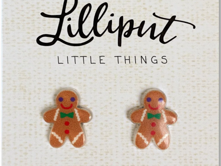 Lilliput Little Things Gingerbread Man Earrings For Cheap