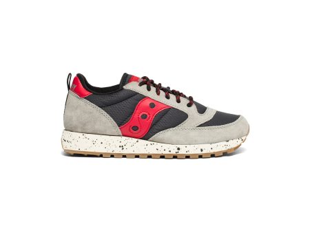 SAUCONY Jazz Trail - Grey   Black   Red Online Hot Sale