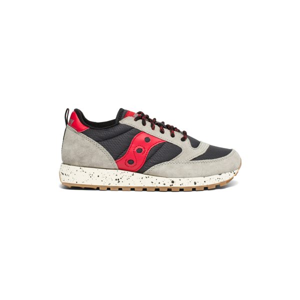 SAUCONY Jazz Trail - Grey   Black   Red Online Hot Sale