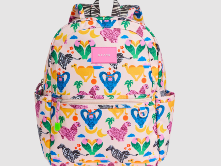 State Bags Recycled Polycanvas Kane Kids Travel Animal Hearts on Sale