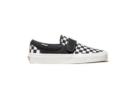 VANS Anaheim Factory Velcro Slip-On - Black Checkerboard Online