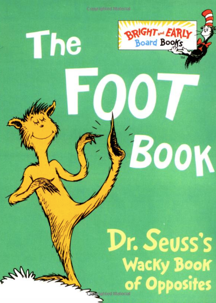 The Foot Book Board Book Fashion