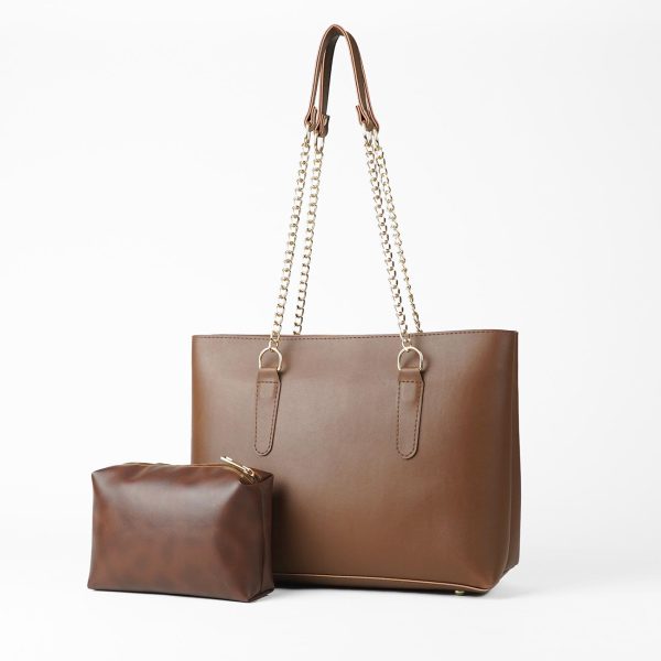 Viva bag set of 2 brown For Discount