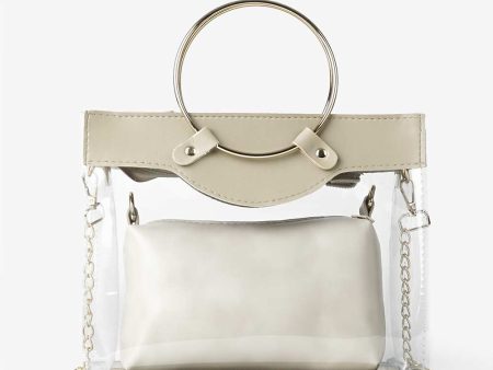 Acrylic Bag Beige Online Hot Sale