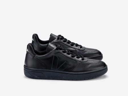 VEJA V-10 CWL - Black Black Sole Cheap