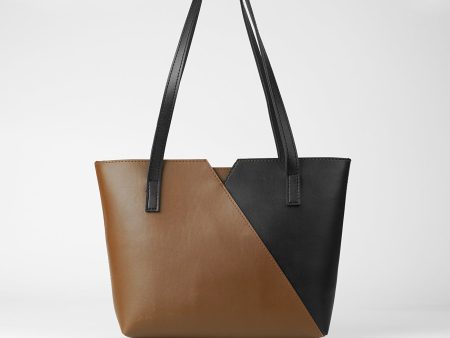 Criss Cross Bag brown & black Discount