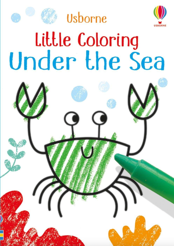 Usborne Little Coloring Under The Sea Book For Cheap