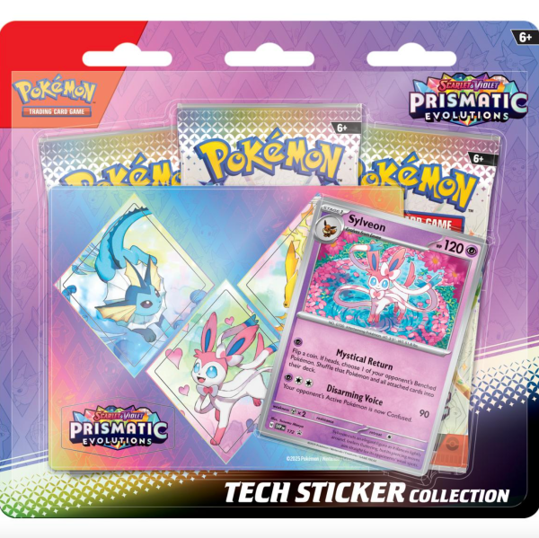 Pokémon Prismatic Evolutions Tech Sticker Collection Sylveon Cheap