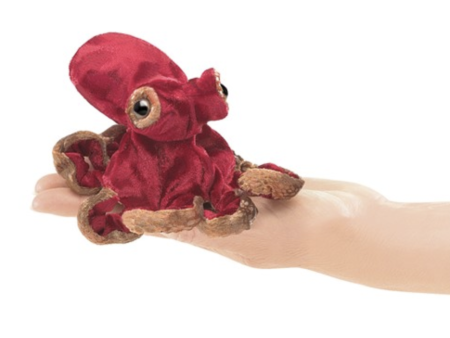 Folkmanis Mini Red Octopus Puppet For Cheap