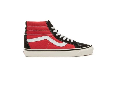 VANS Anaheim Factory Sk8 Hi - Red   Black Online Hot Sale