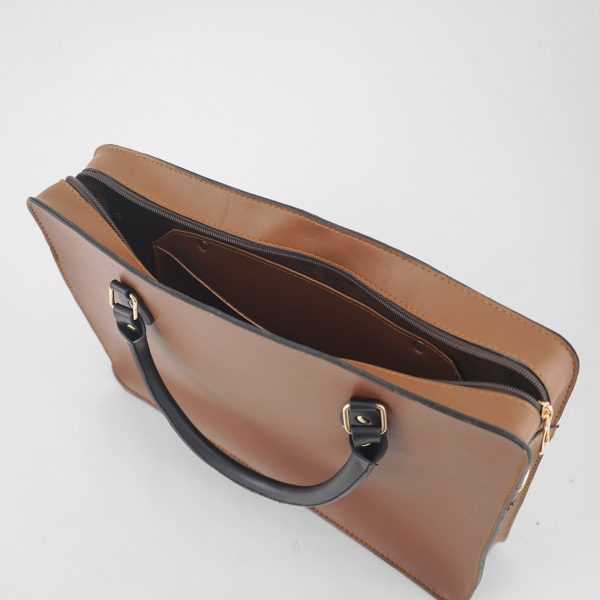 Multi Pockets Laptop Bag (Brown) Online Sale