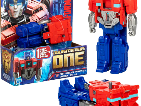 Transformers One Cog 1-Step Action Figure 4  Optimus Prime Orion Pax Cheap