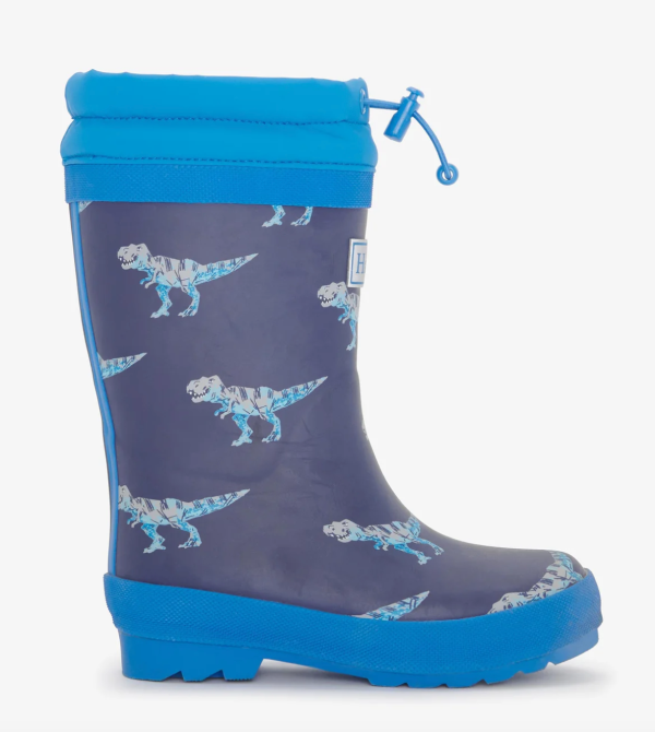 Hatley T-Rex Attack Sherpa Lined Rain Boots Online now