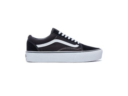 VANS Old Skool Platform - Black   White on Sale