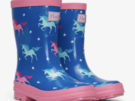 Hatley Twinkle Unicorn Shiny Rain Boots Online