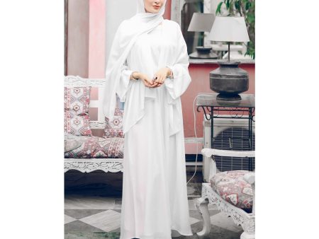 Abaya (Pearl White Color) Online