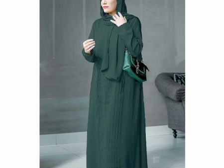 Streak Abaya (Green) Hot on Sale