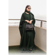 Cuff Sleeve Abaya (Emerald Green-006) For Cheap