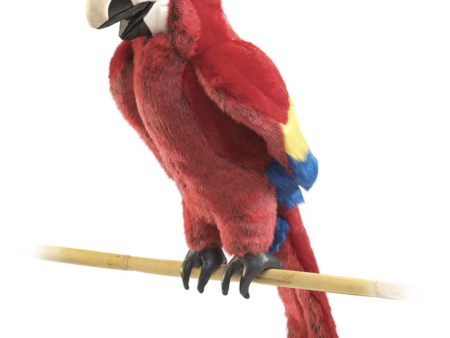 Folkmanis Scarlet Macaw Puppet Supply