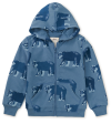 Tea Collection Good Sport Hoodie Bushy Bear In Coronet Blue For Discount