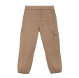 Minymo Tan Twill Pants on Sale