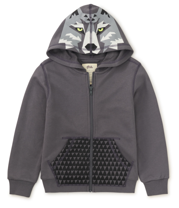 Tea Collection Wolf Head Hoodie Thunder Supply