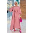 Suffuse Abaya Pink Hot on Sale