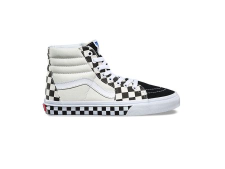 VANS SK8-Hi - Checker Sidewall Black   White For Sale