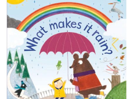 Usborne Lift The Flap First Q&A What Makes It Rain? Hardcover Book on Sale