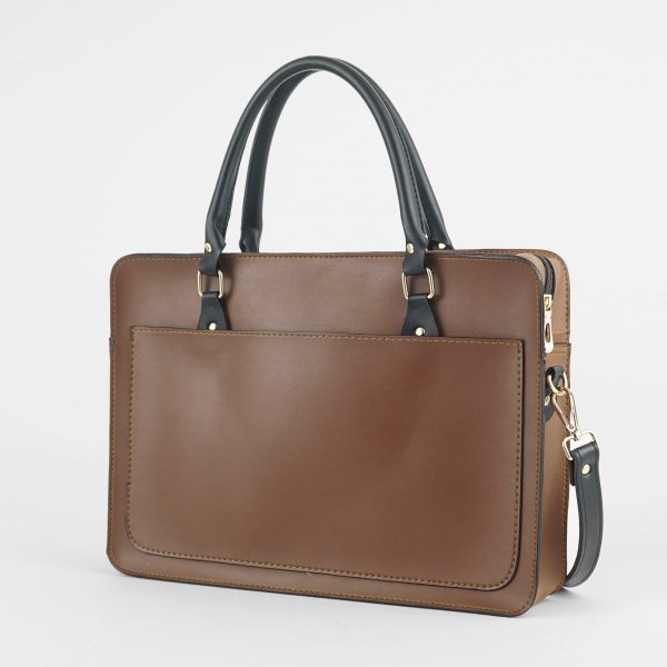 Multi Pockets Laptop Bag (Brown) Online Sale